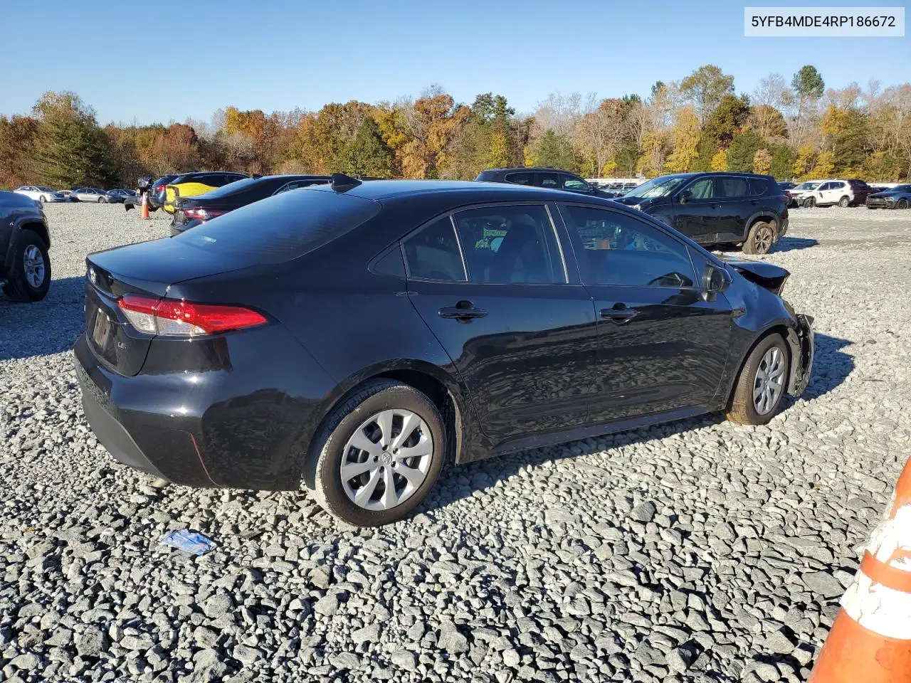 5YFB4MDE4RP186672 2024 Toyota Corolla Le