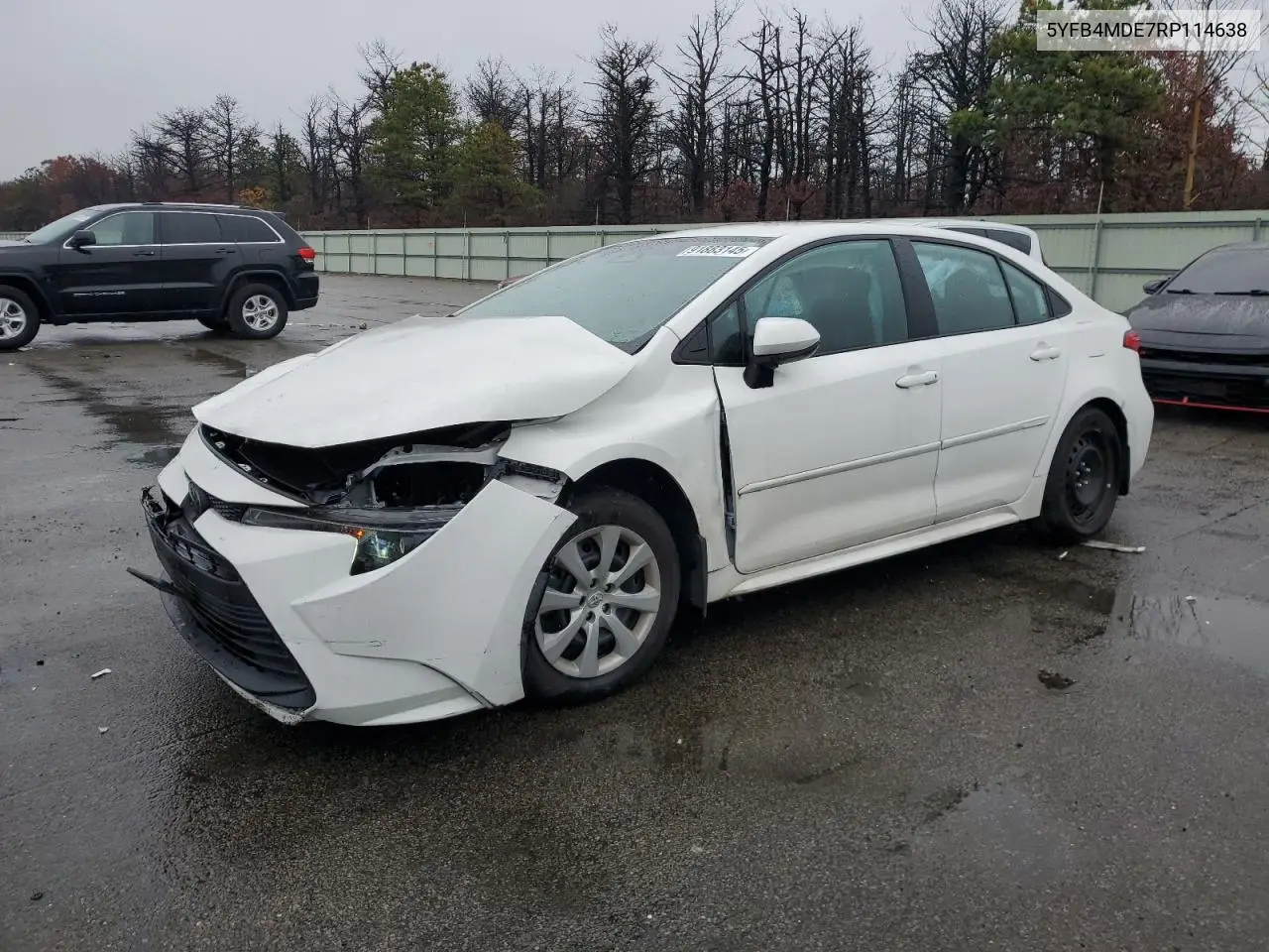 5YFB4MDE7RP114638 2024 Toyota Corolla Le