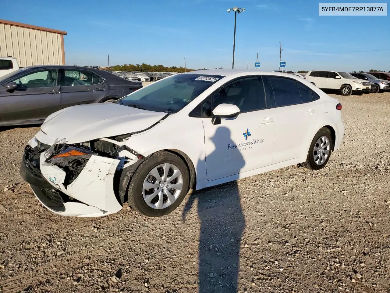 5YFB4MDE7RP138776 2024 Toyota Corolla Le