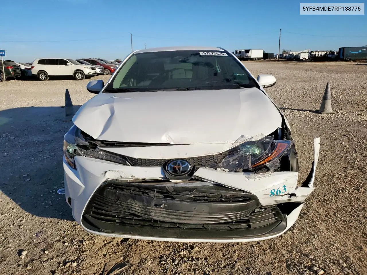 5YFB4MDE7RP138776 2024 Toyota Corolla Le