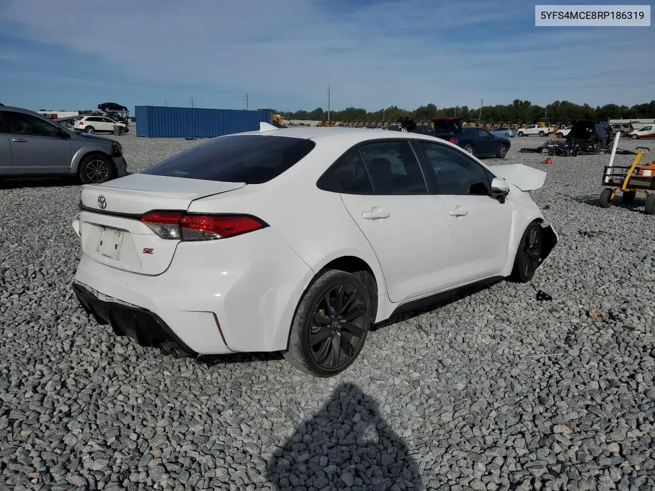 5YFS4MCE8RP186319 2024 Toyota Corolla Se