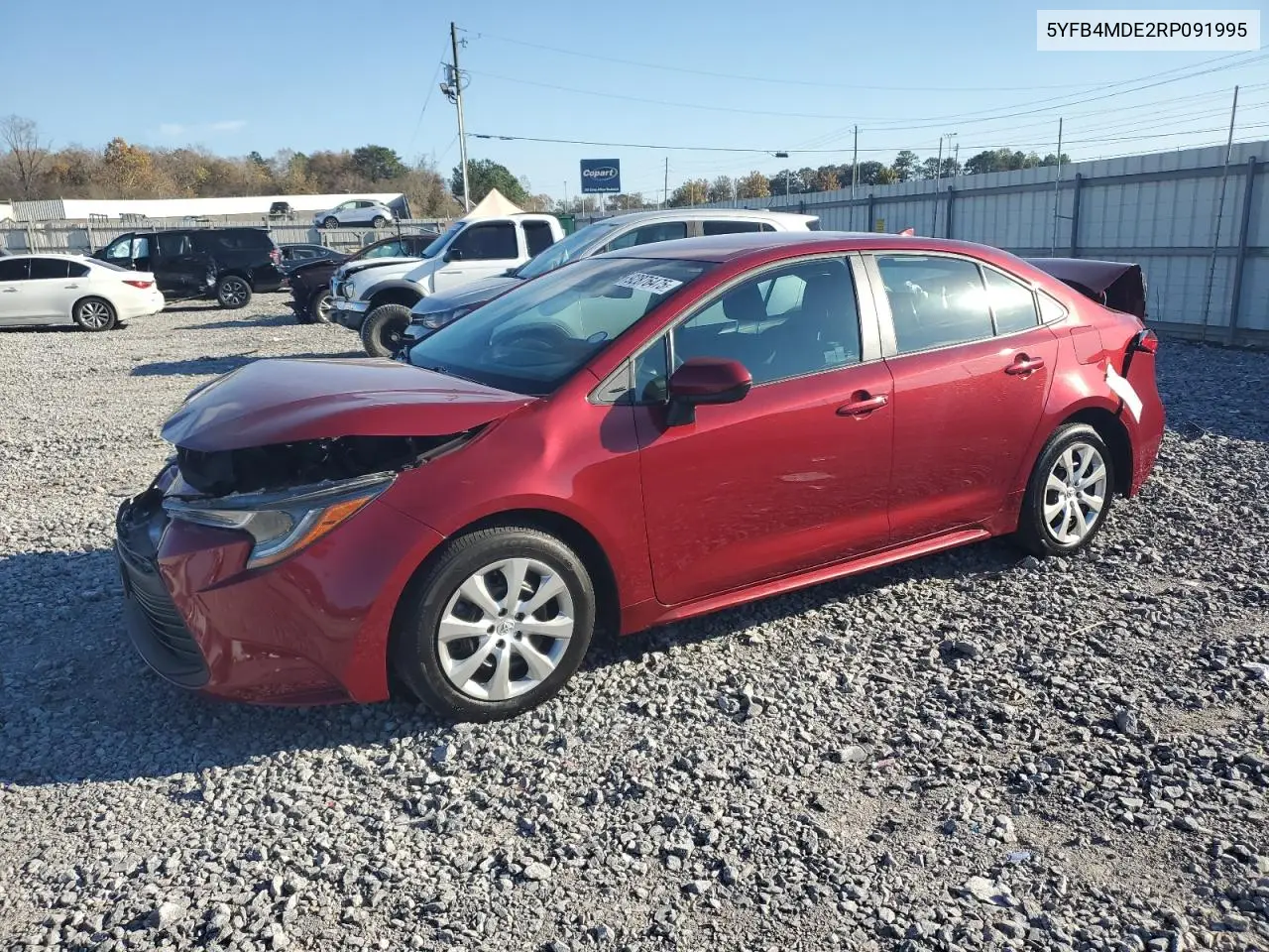 5YFB4MDE2RP091995 2024 Toyota Corolla Le