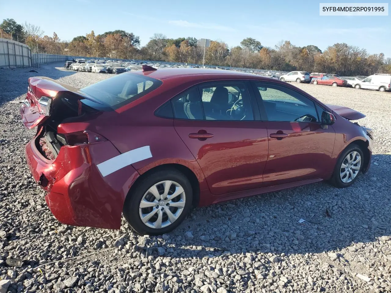5YFB4MDE2RP091995 2024 Toyota Corolla Le