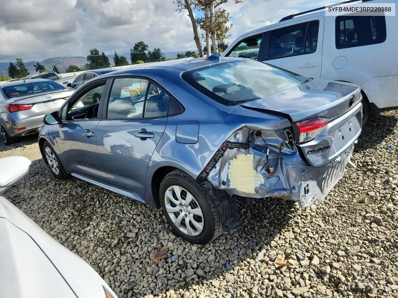 5YFB4MDE3RP220388 2024 Toyota Corolla Le