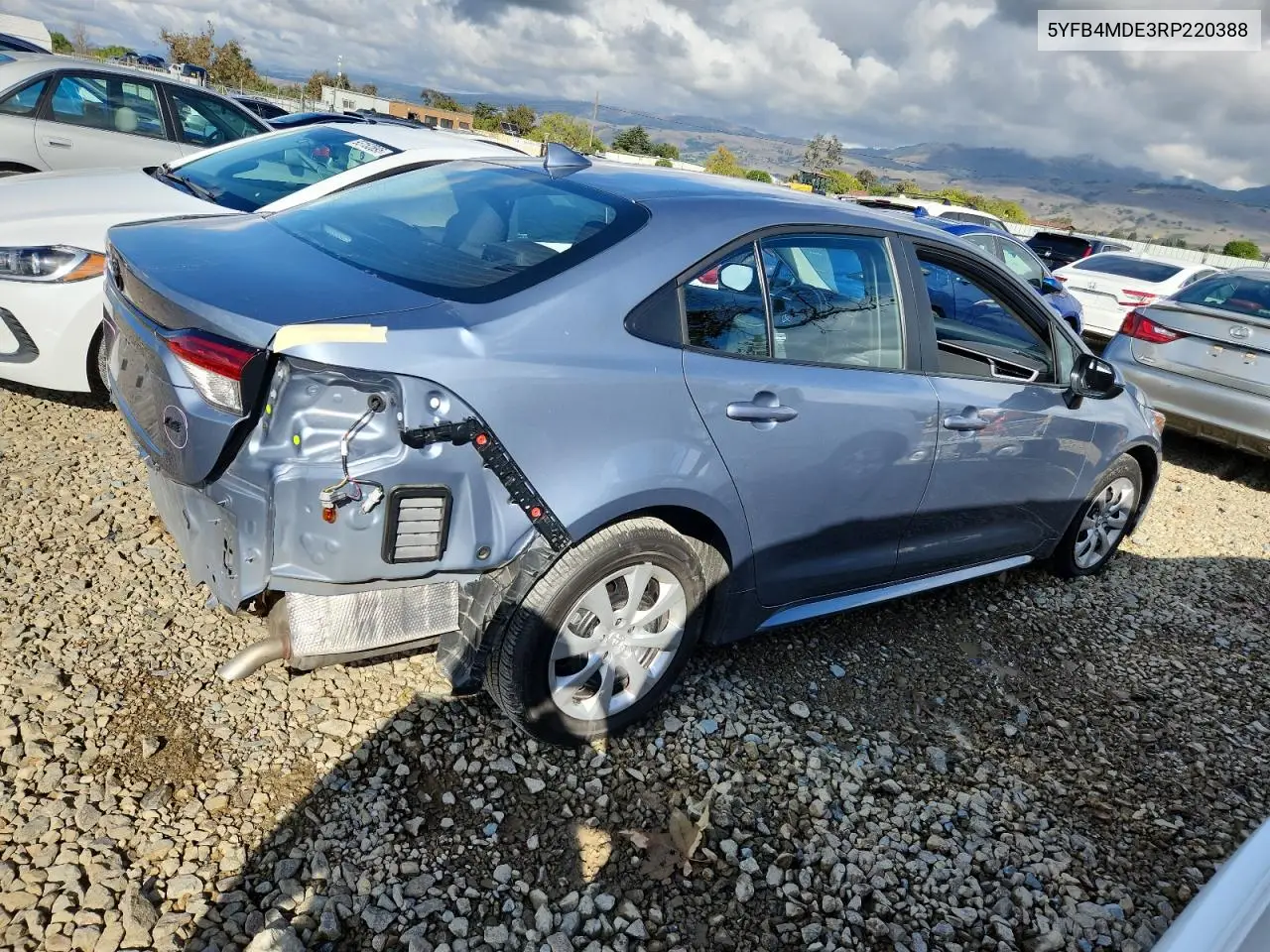 5YFB4MDE3RP220388 2024 Toyota Corolla Le