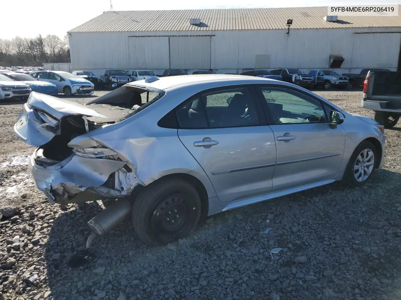 5YFB4MDE6RP206419 2024 Toyota Corolla Le