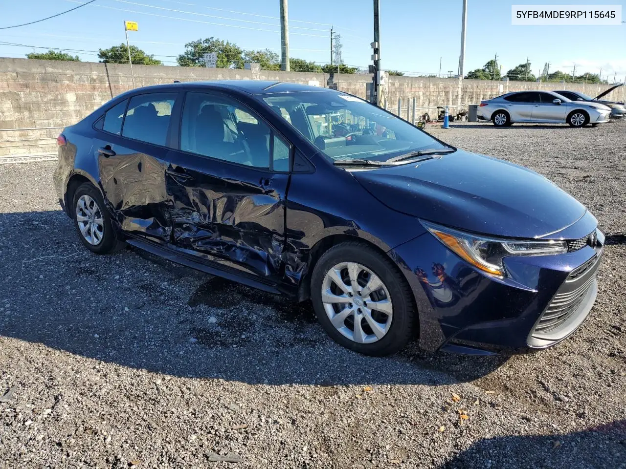 5YFB4MDE9RP115645 2024 Toyota Corolla Le