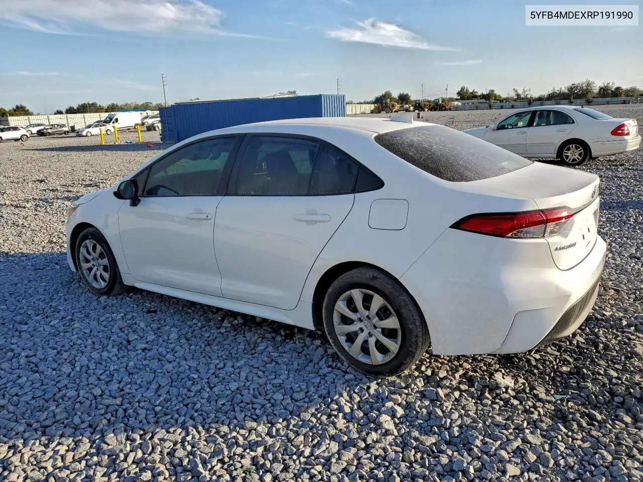 5YFB4MDEXRP191990 2024 Toyota Corolla Le