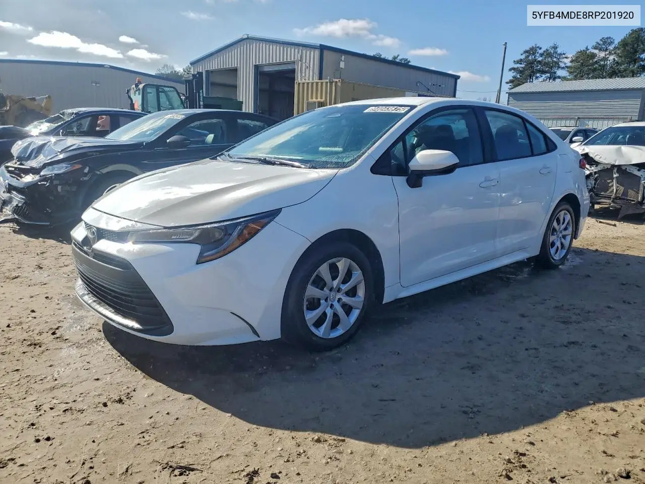 5YFB4MDE8RP201920 2024 Toyota Corolla Le