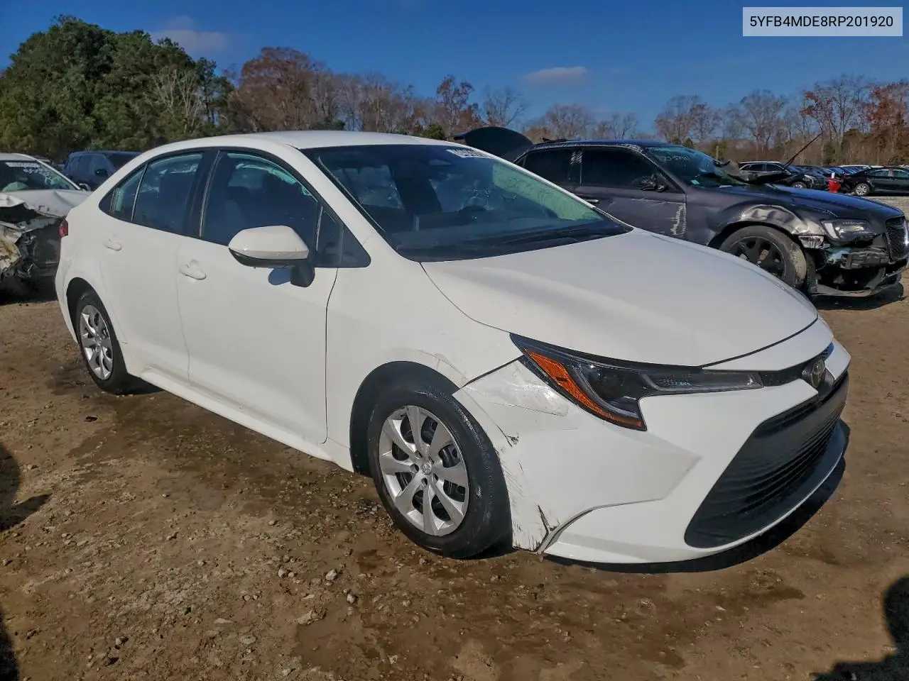 5YFB4MDE8RP201920 2024 Toyota Corolla Le