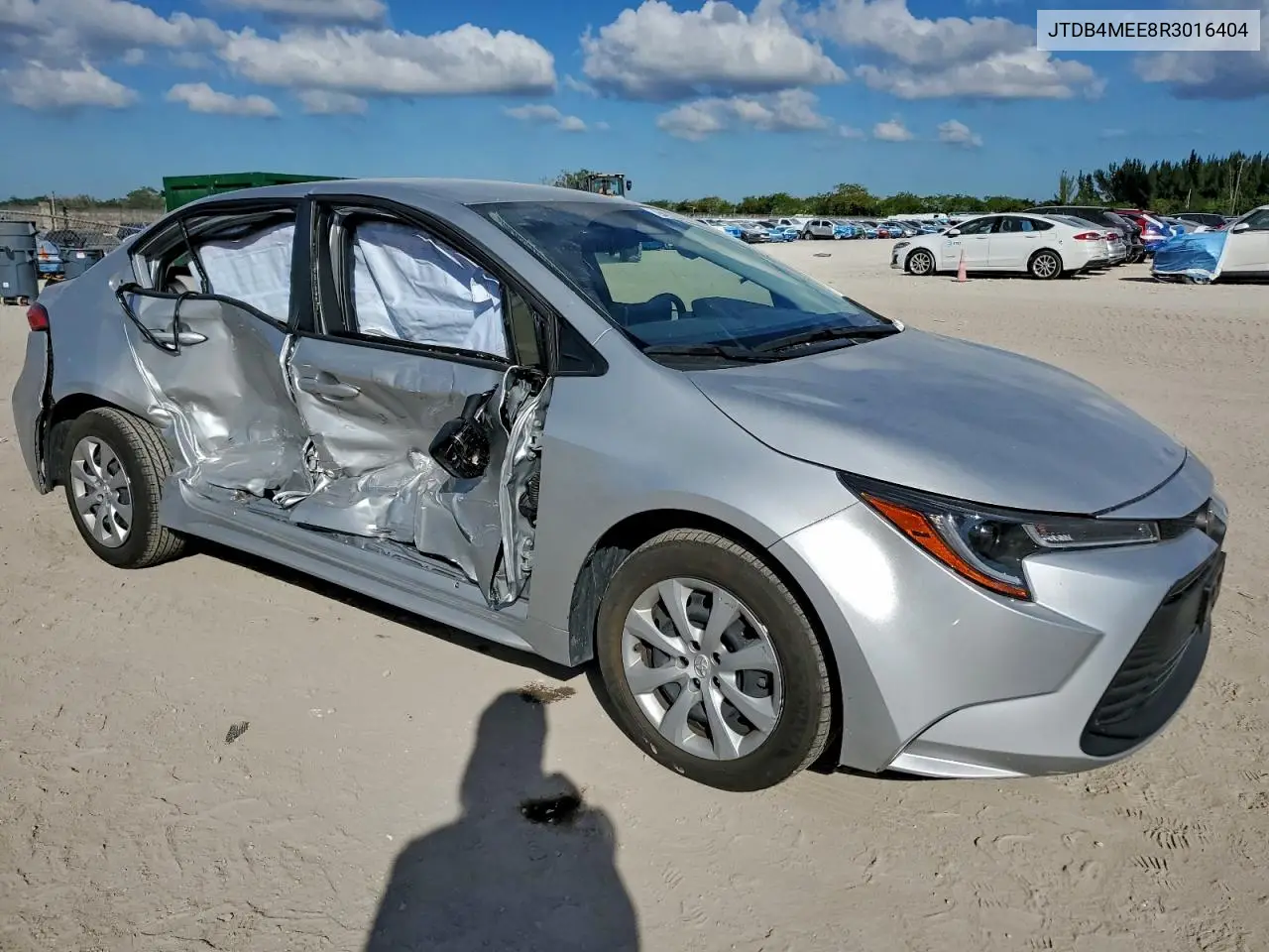 JTDB4MEE8R3016404 2024 Toyota Corolla Le