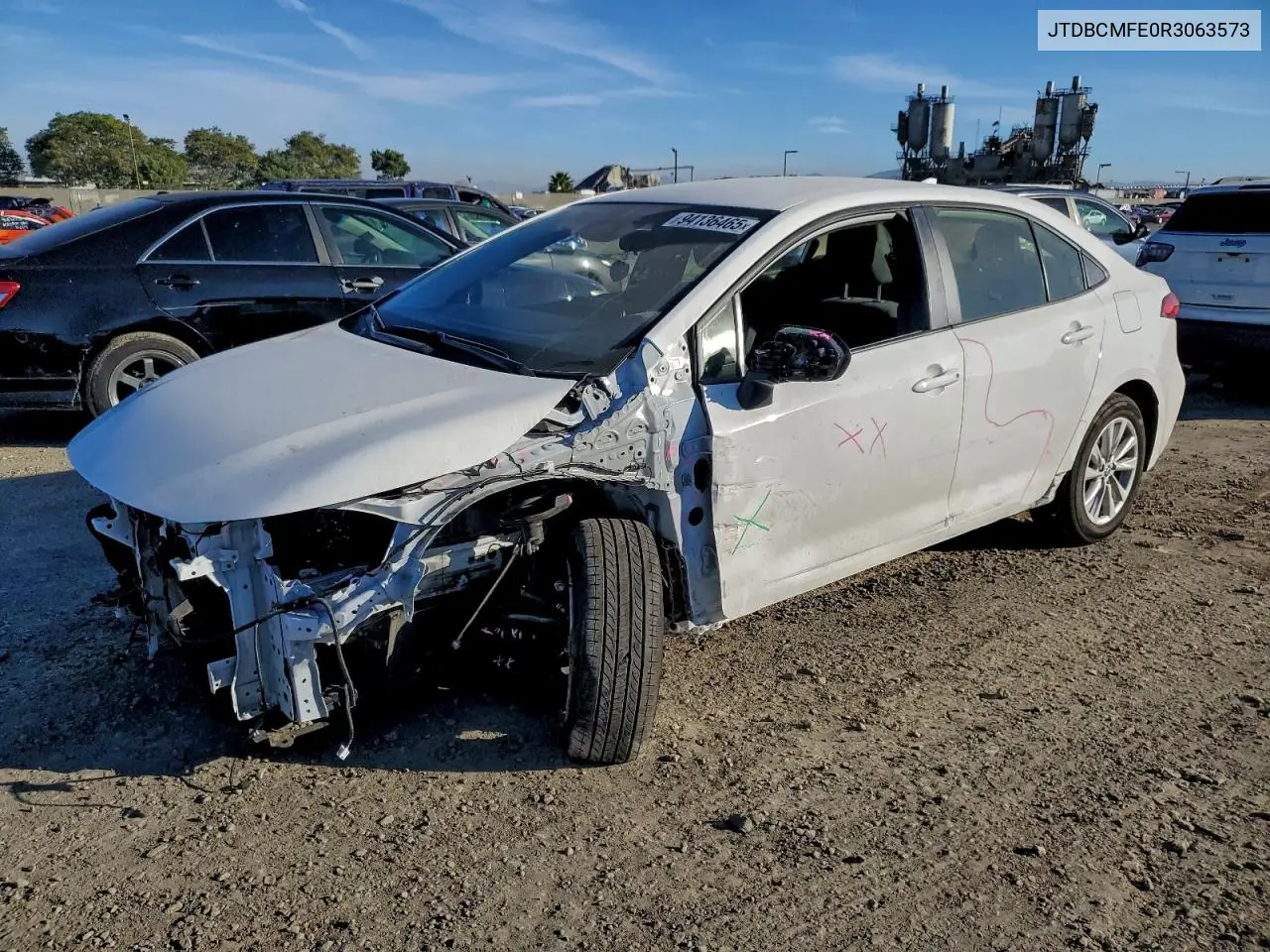 JTDBCMFE0R3063573 2024 Toyota Corolla Le
