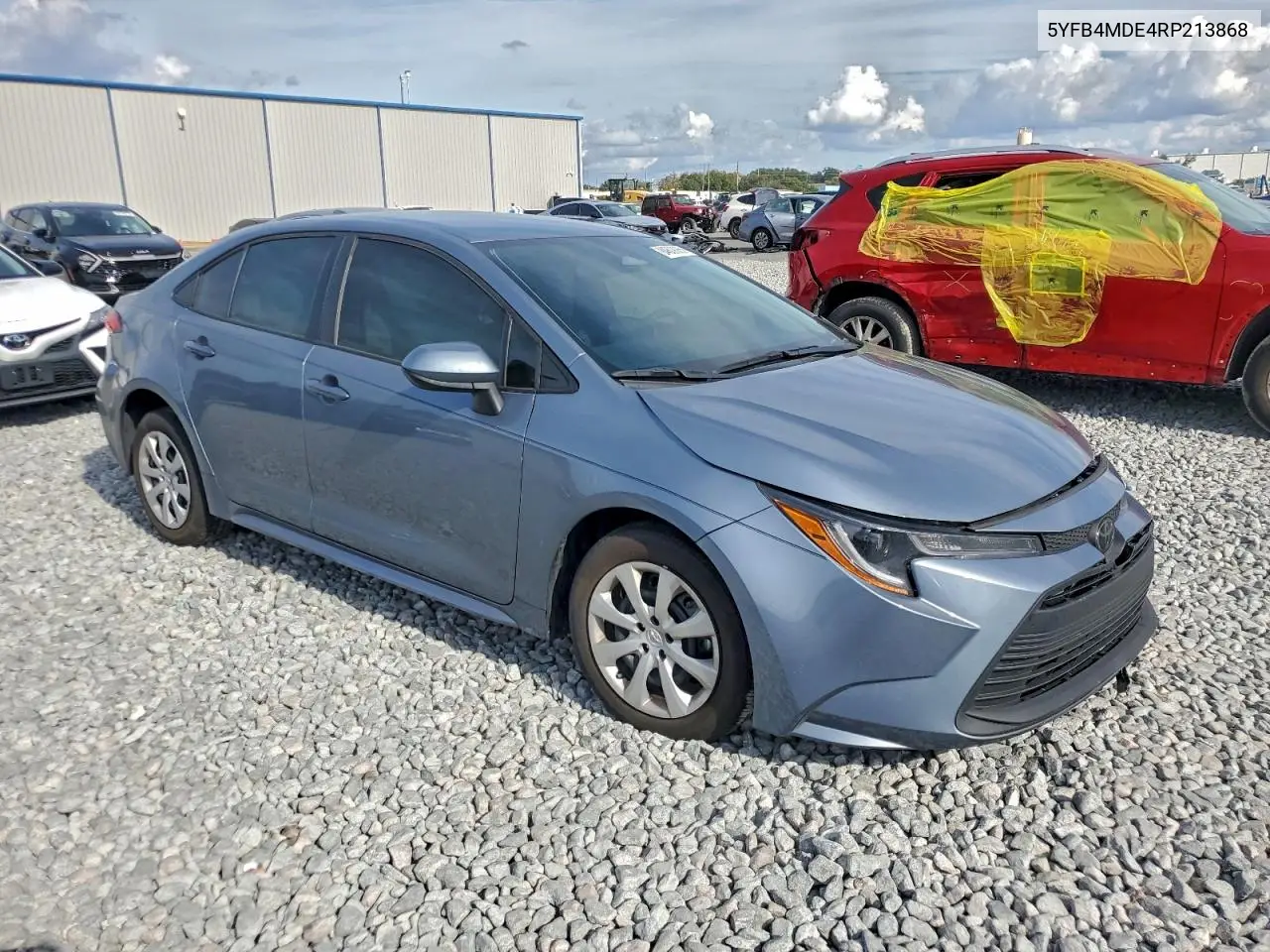 5YFB4MDE4RP213868 2024 Toyota Corolla Le