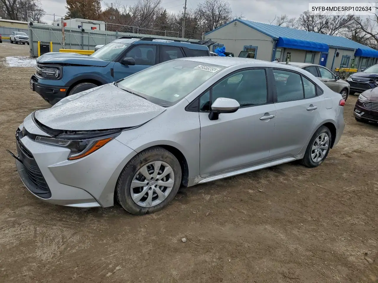 5YFB4MDE5RP102634 2024 Toyota Corolla Le