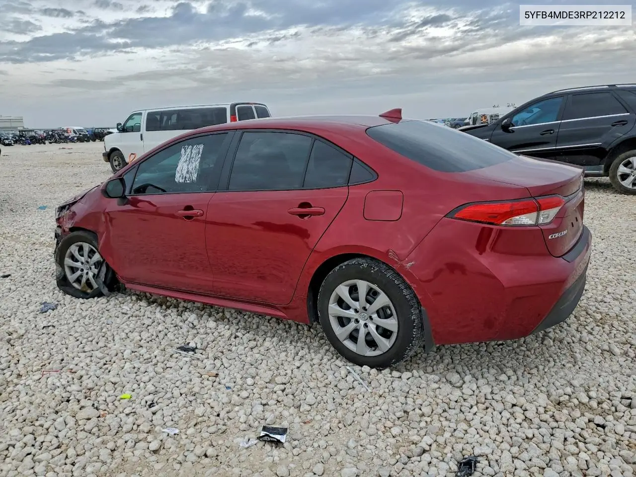 5YFB4MDE3RP212212 2024 Toyota Corolla Le