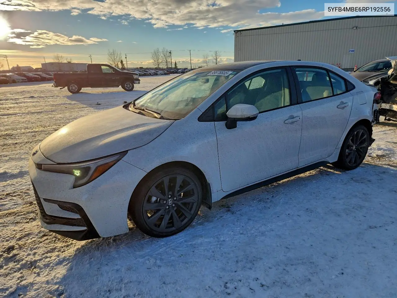 5YFB4MBE6RP192556 2024 Toyota Corolla Se