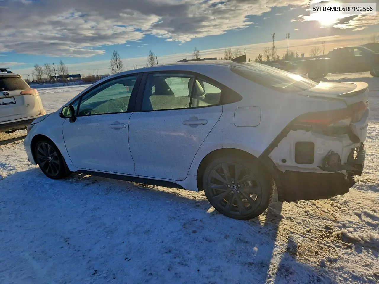 5YFB4MBE6RP192556 2024 Toyota Corolla Se