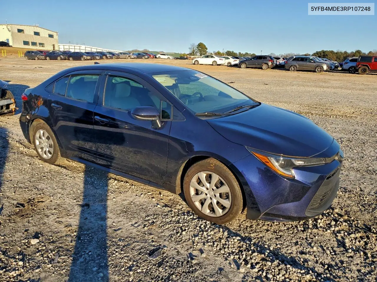 5YFB4MDE3RP107248 2024 Toyota Corolla Le