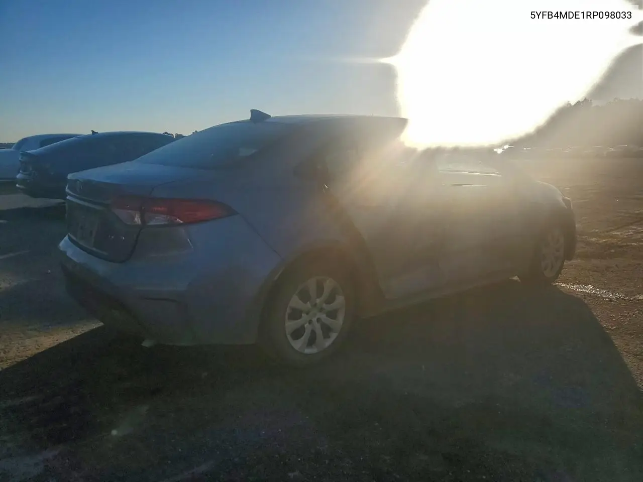 5YFB4MDE1RP098033 2024 Toyota Corolla Le