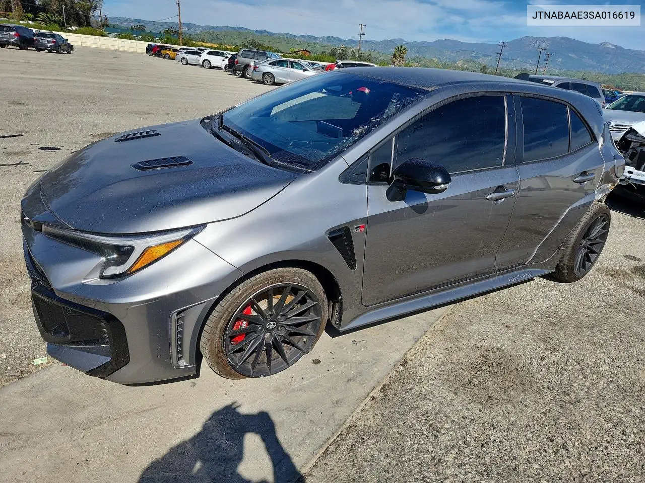 JTNABAAE3SA016619 2025 Toyota Gr Corolla Core
