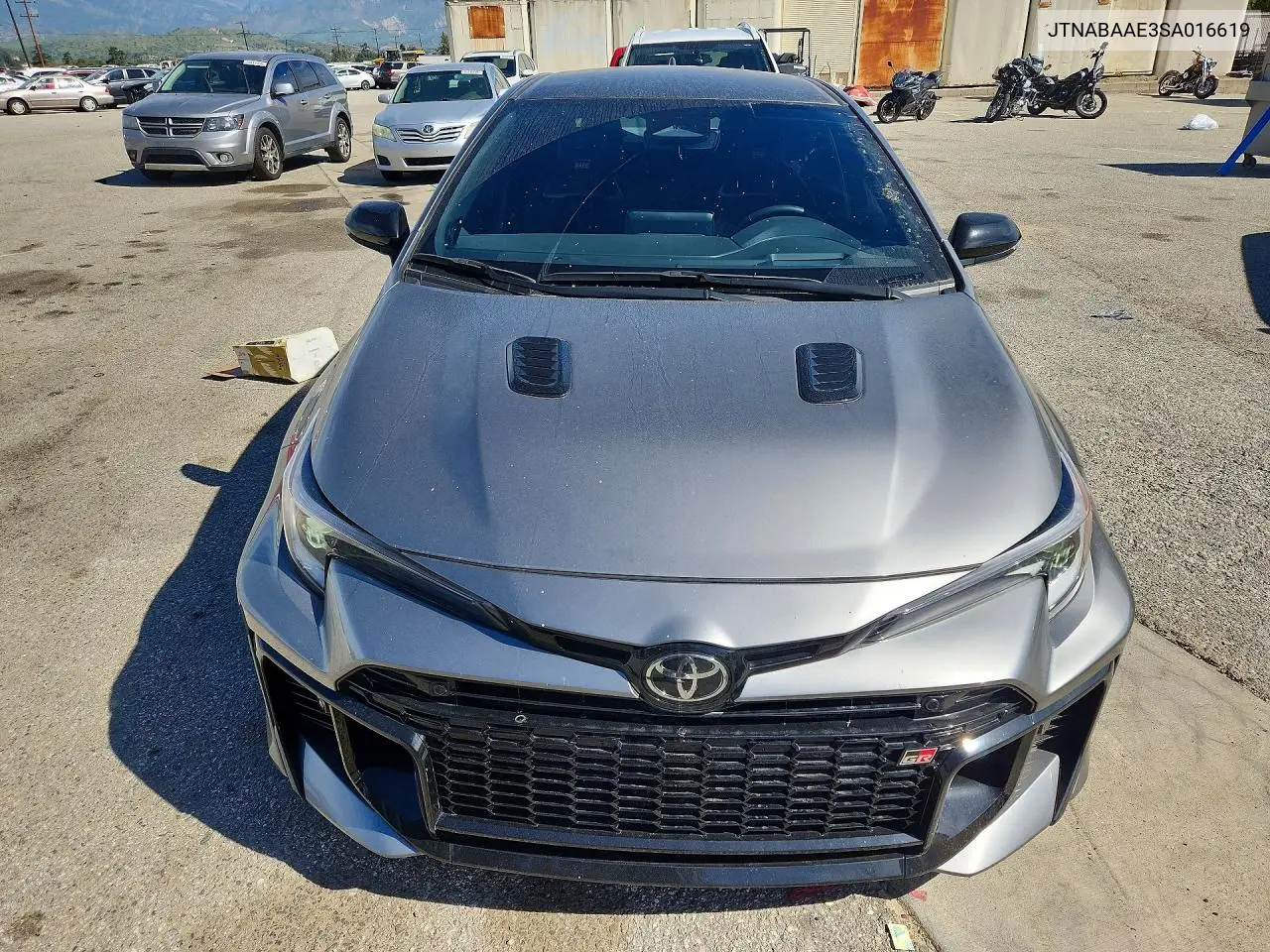 JTNABAAE3SA016619 2025 Toyota Gr Corolla Core