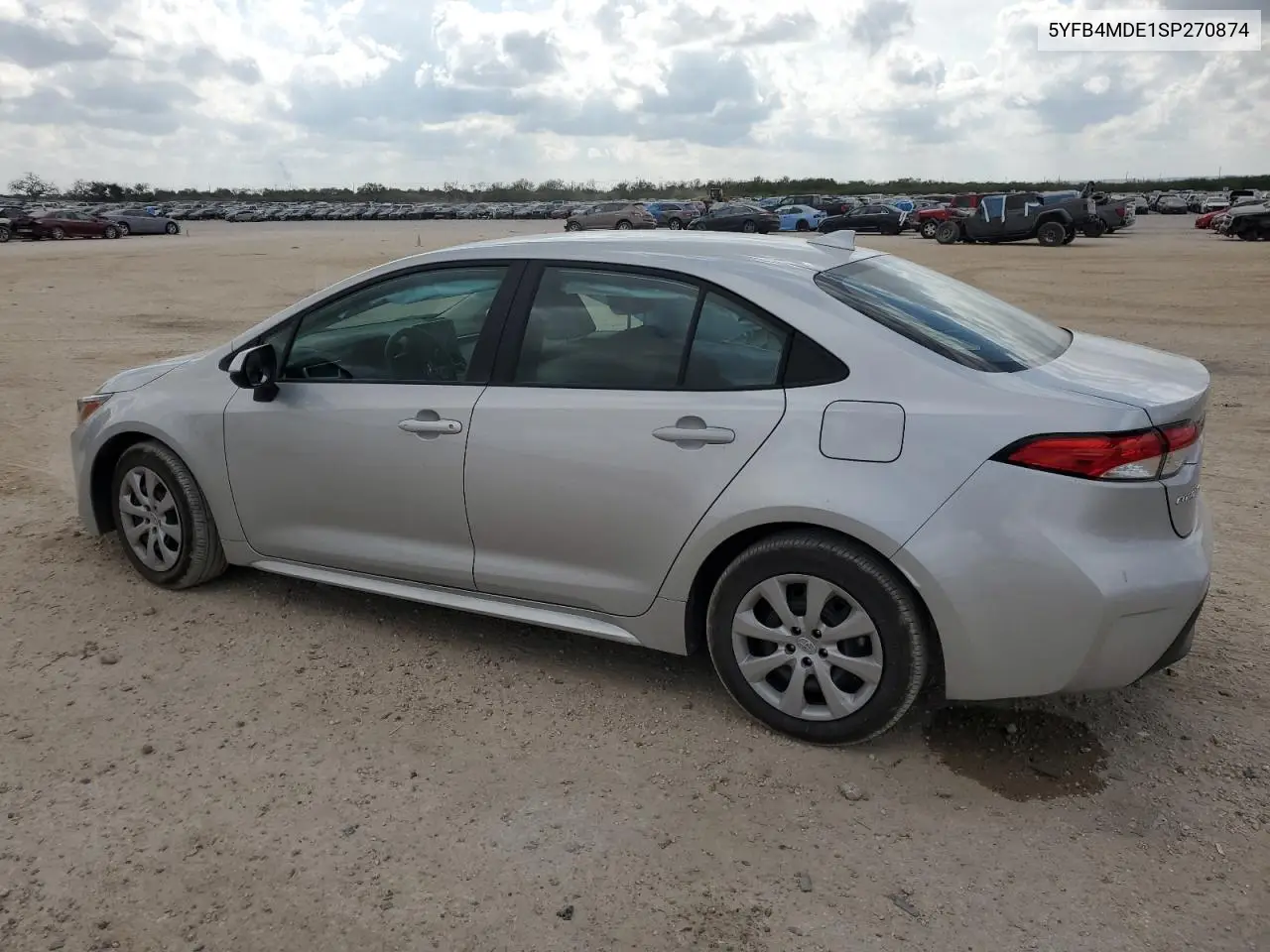5YFB4MDE1SP270874 2025 Toyota Corolla Le