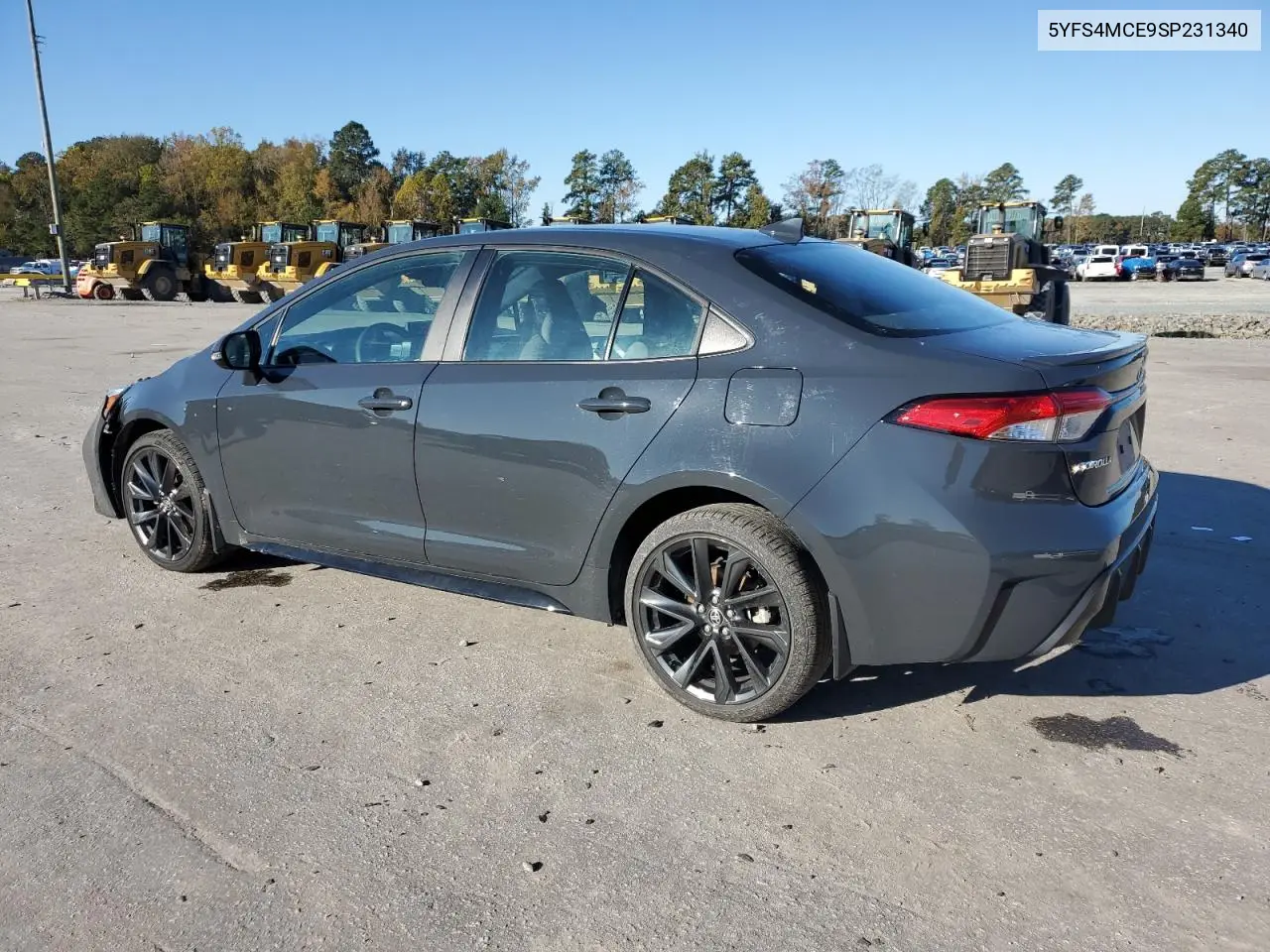 5YFS4MCE9SP231340 2025 Toyota Corolla Se