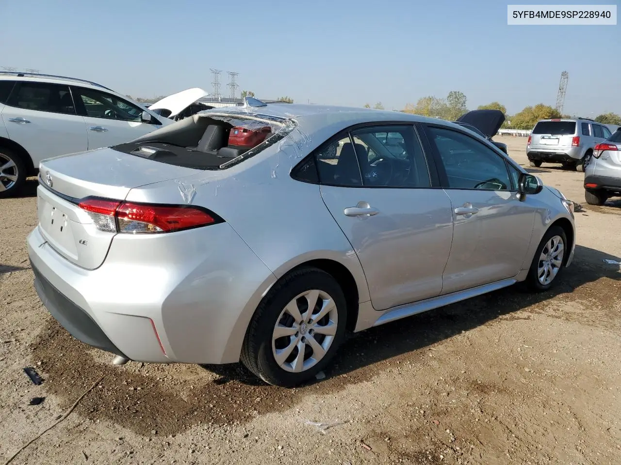 5YFB4MDE9SP228940 2025 Toyota Corolla Le