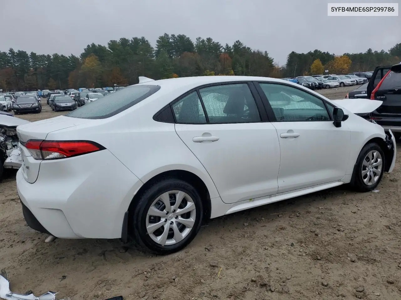 5YFB4MDE6SP299786 2025 Toyota Corolla Le