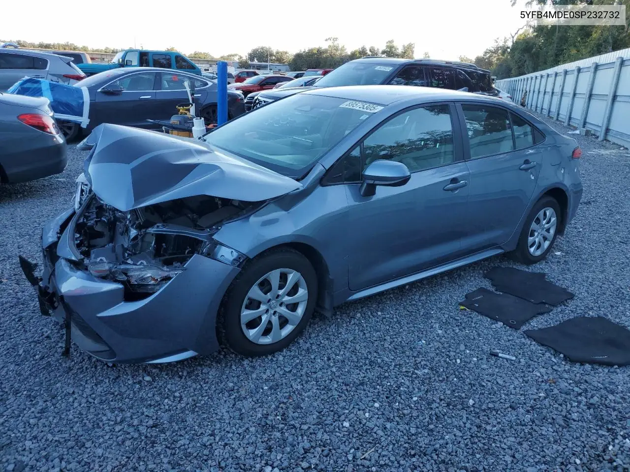 5YFB4MDE0SP232732 2025 Toyota Corolla Le
