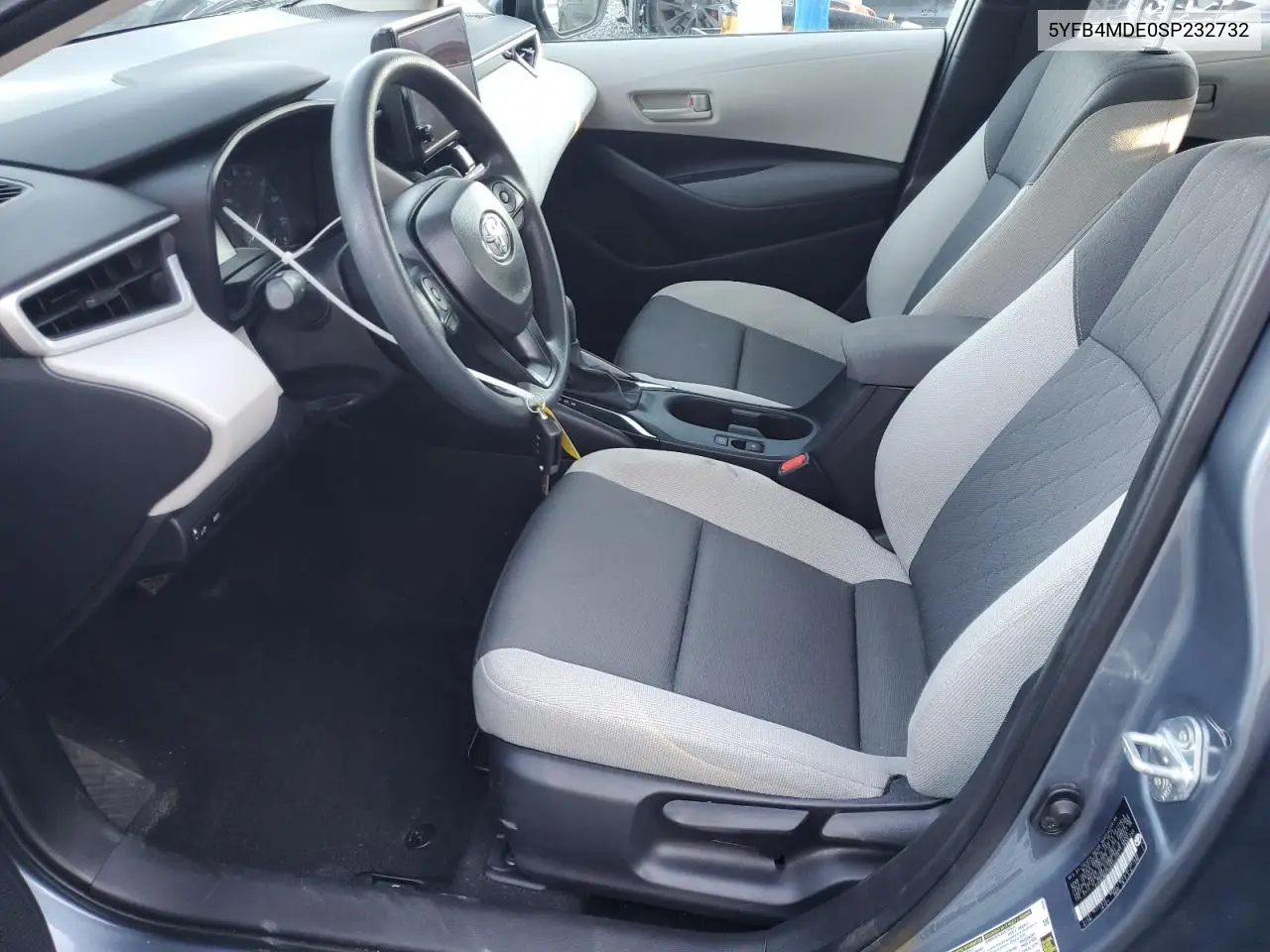 5YFB4MDE0SP232732 2025 Toyota Corolla Le