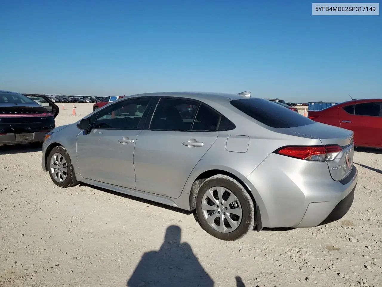 5YFB4MDE2SP317149 2025 Toyota Corolla Le