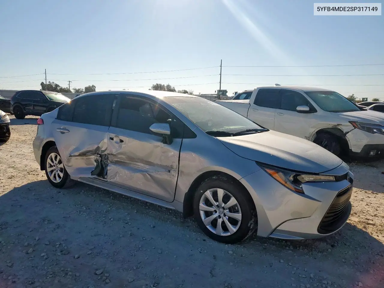 5YFB4MDE2SP317149 2025 Toyota Corolla Le