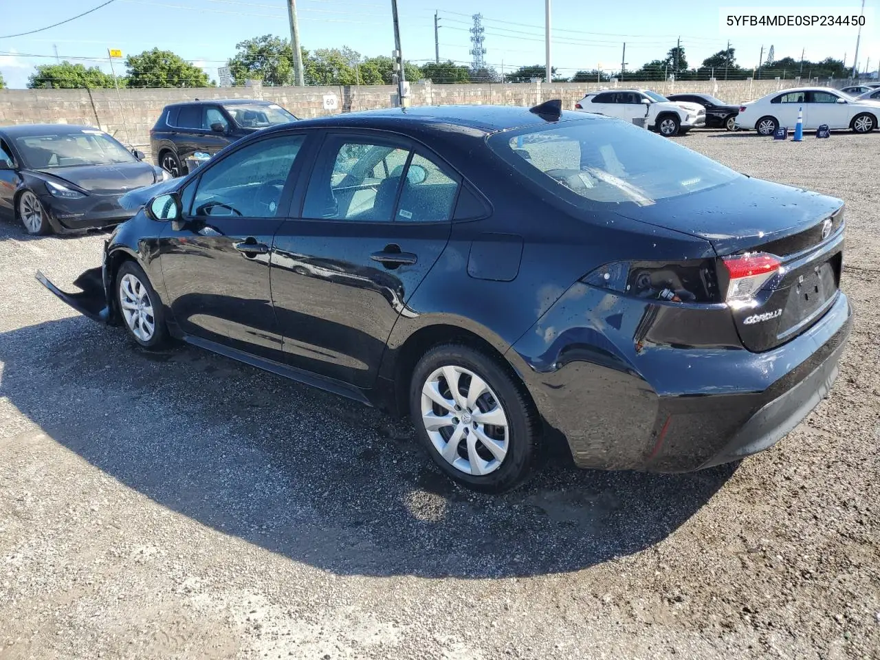 5YFB4MDE0SP234450 2025 Toyota Corolla Le