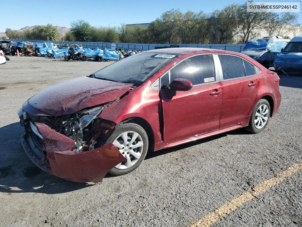 5YFB4MDE5SP246142 2025 Toyota Corolla Le