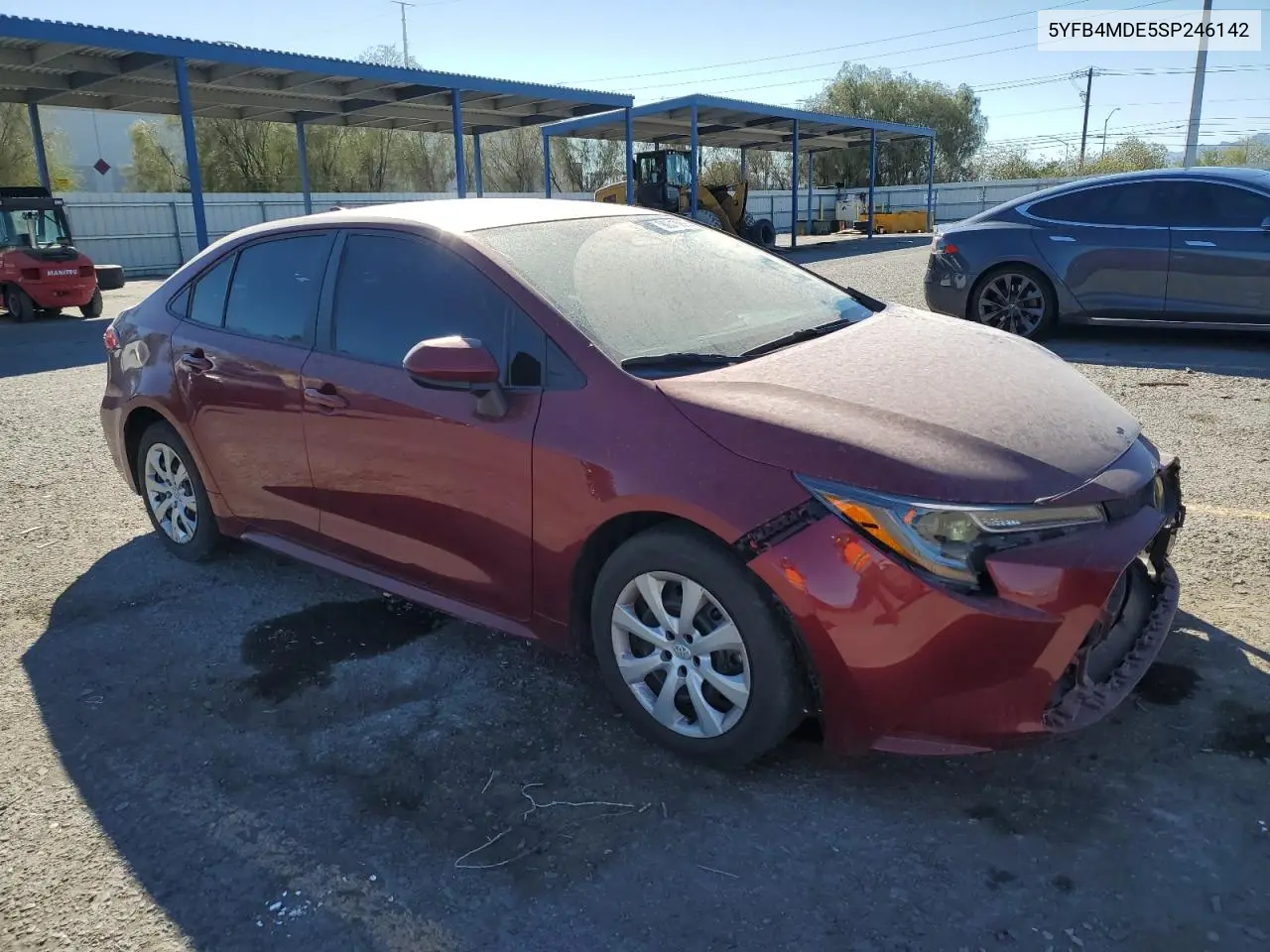 5YFB4MDE5SP246142 2025 Toyota Corolla Le