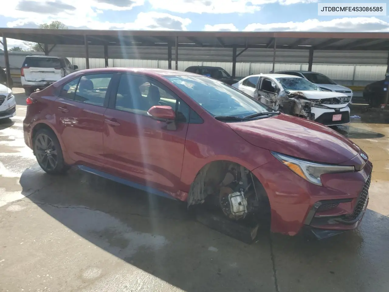 JTDBCMFE4S3086585 2025 Toyota Corolla Le
