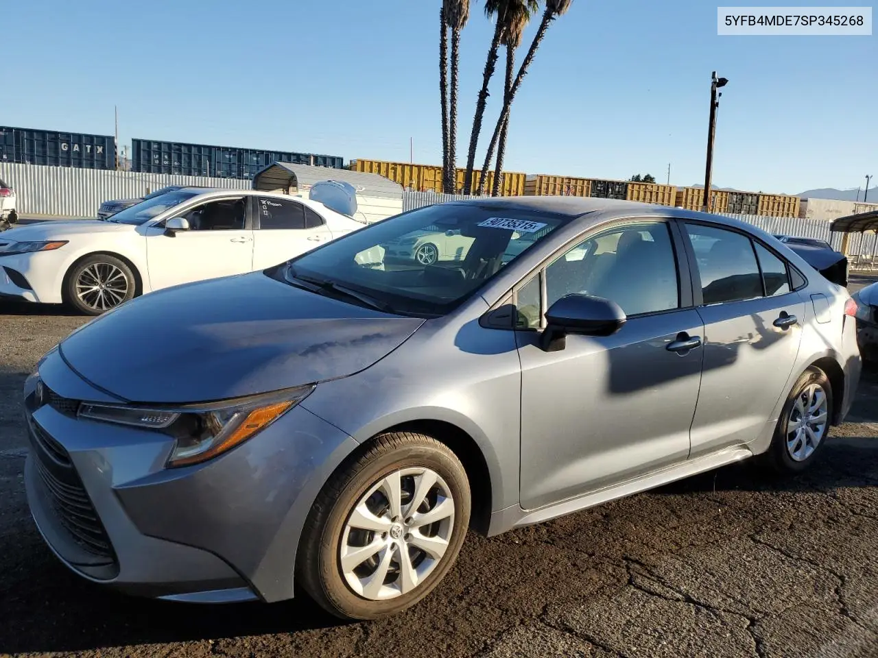 5YFB4MDE7SP345268 2025 Toyota Corolla Le