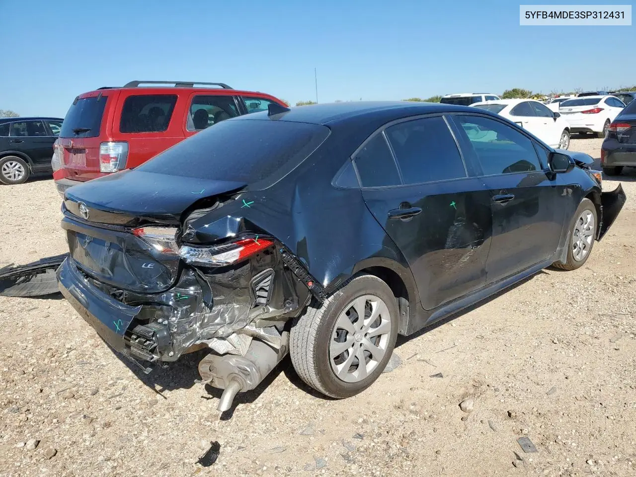 5YFB4MDE3SP312431 2025 Toyota Corolla Le