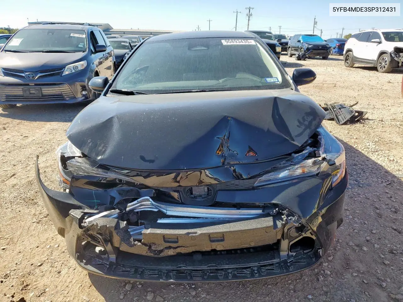 5YFB4MDE3SP312431 2025 Toyota Corolla Le