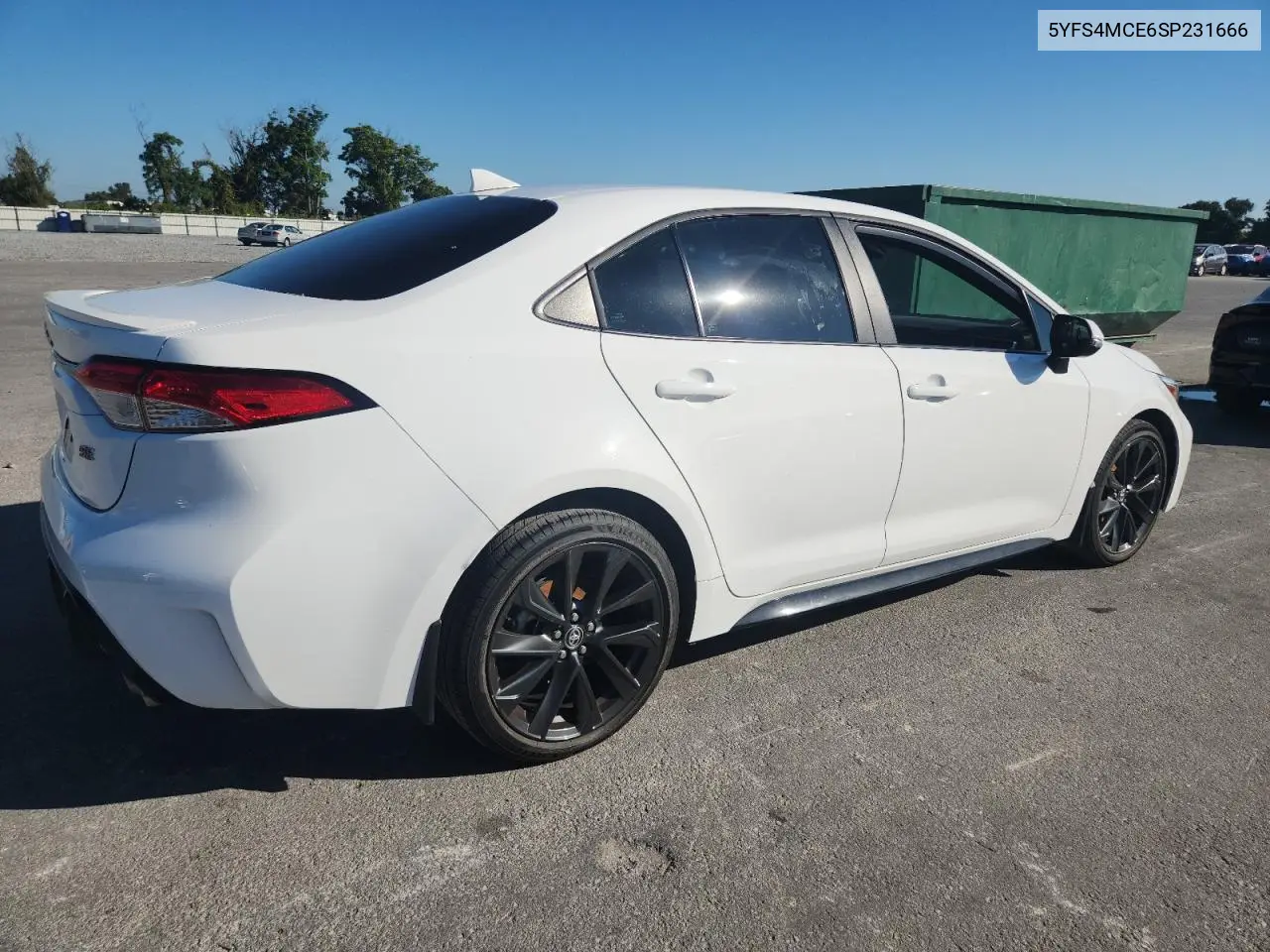 5YFS4MCE6SP231666 2025 Toyota Corolla Se