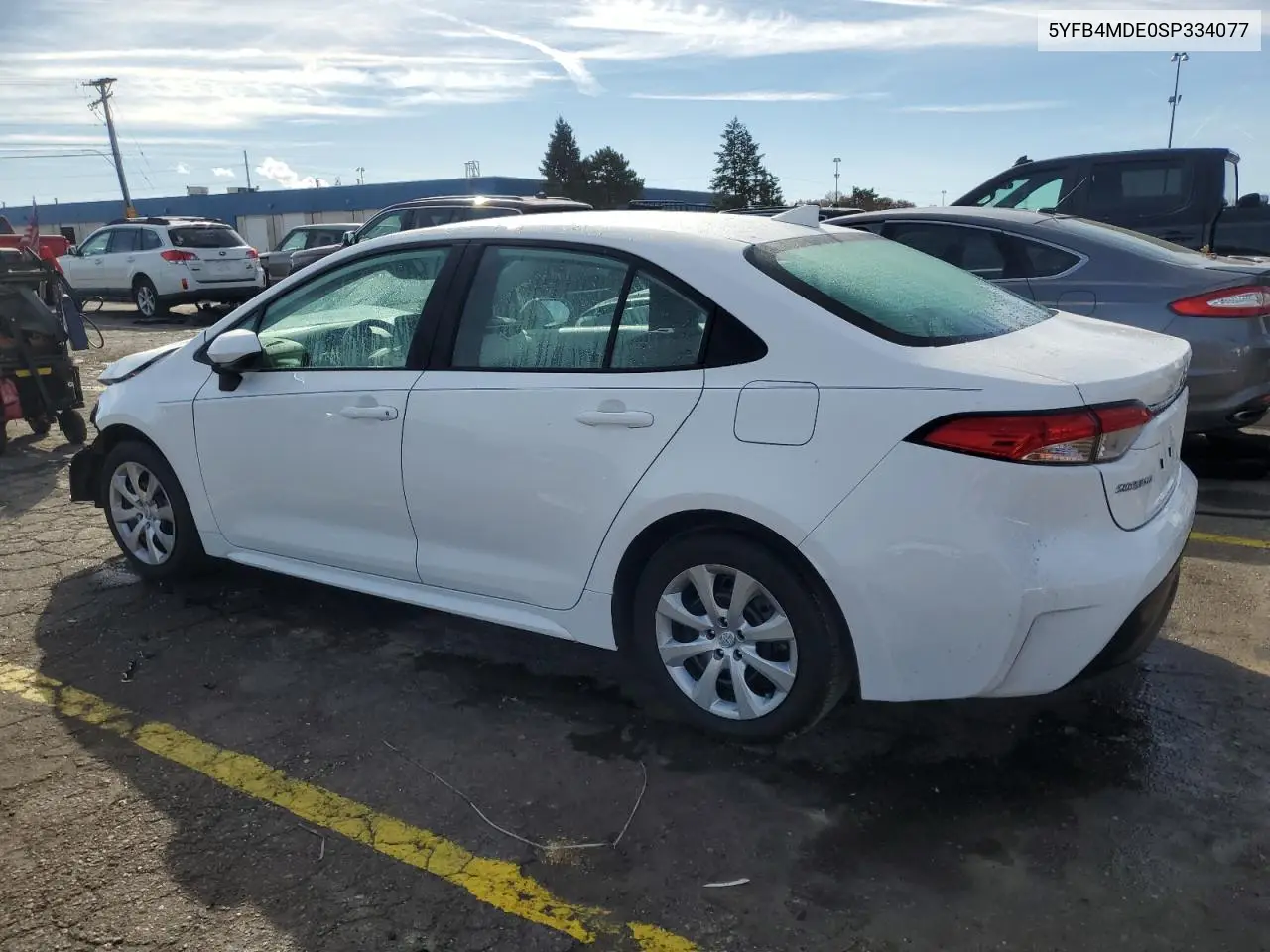 5YFB4MDE0SP334077 2025 Toyota Corolla Le