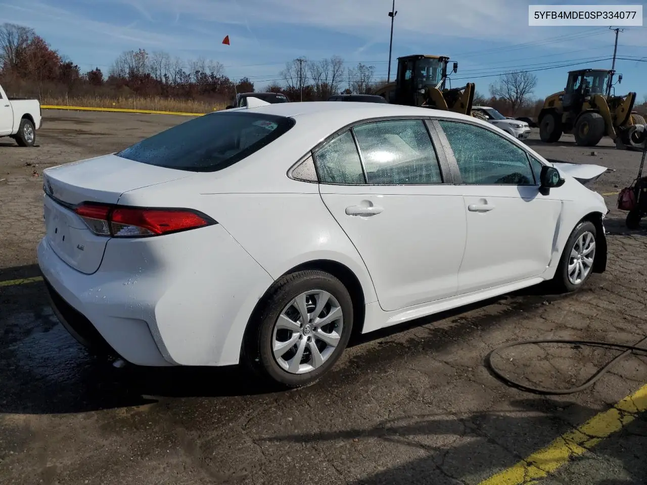 5YFB4MDE0SP334077 2025 Toyota Corolla Le