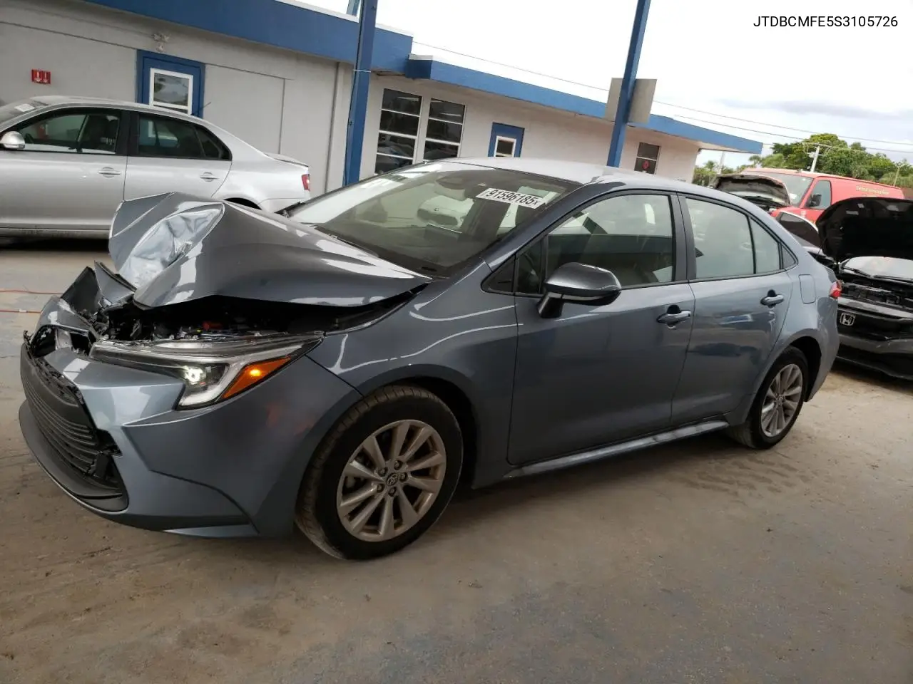JTDBCMFE5S3105726 2025 Toyota Corolla Le