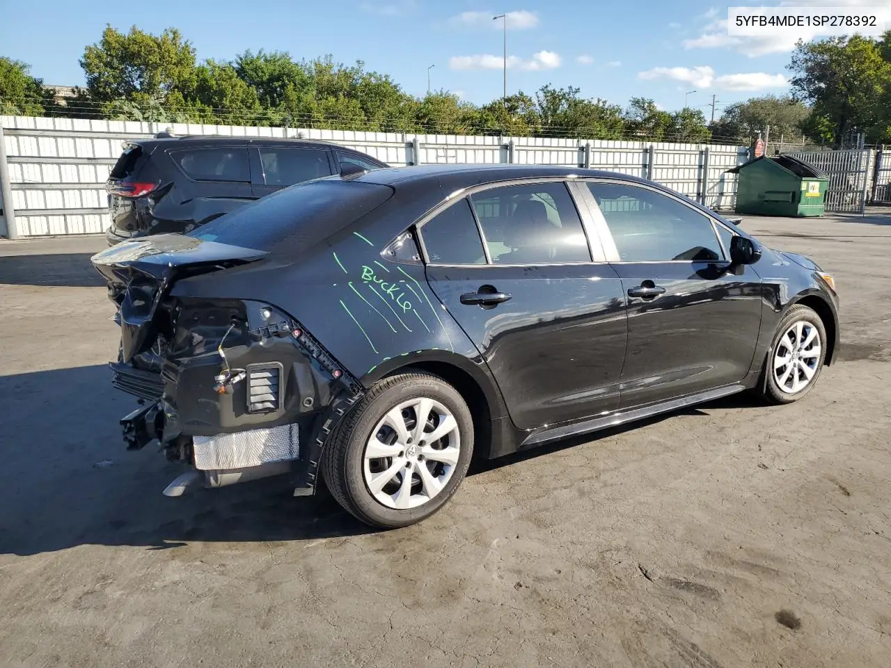 5YFB4MDE1SP278392 2025 Toyota Corolla Le