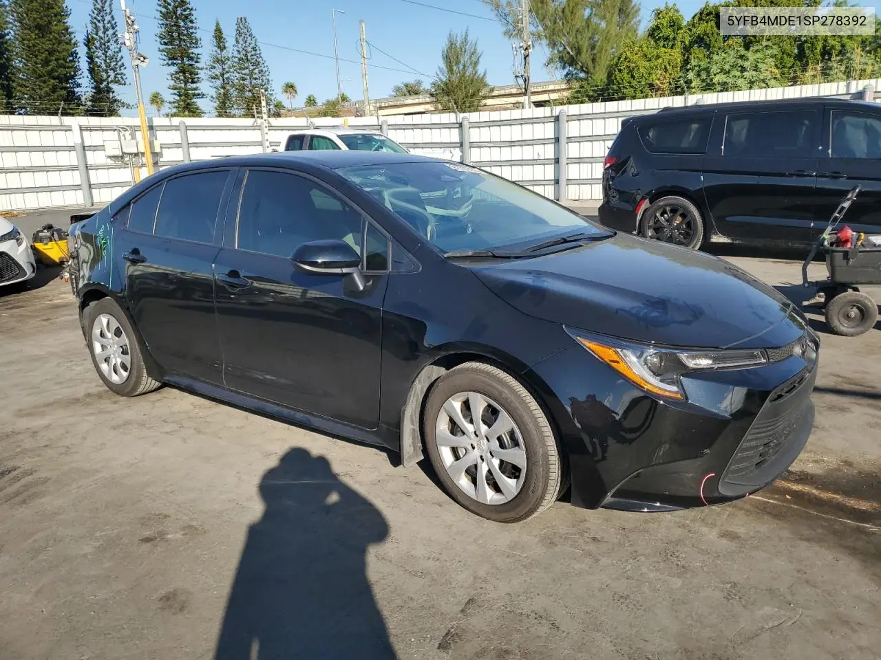 5YFB4MDE1SP278392 2025 Toyota Corolla Le