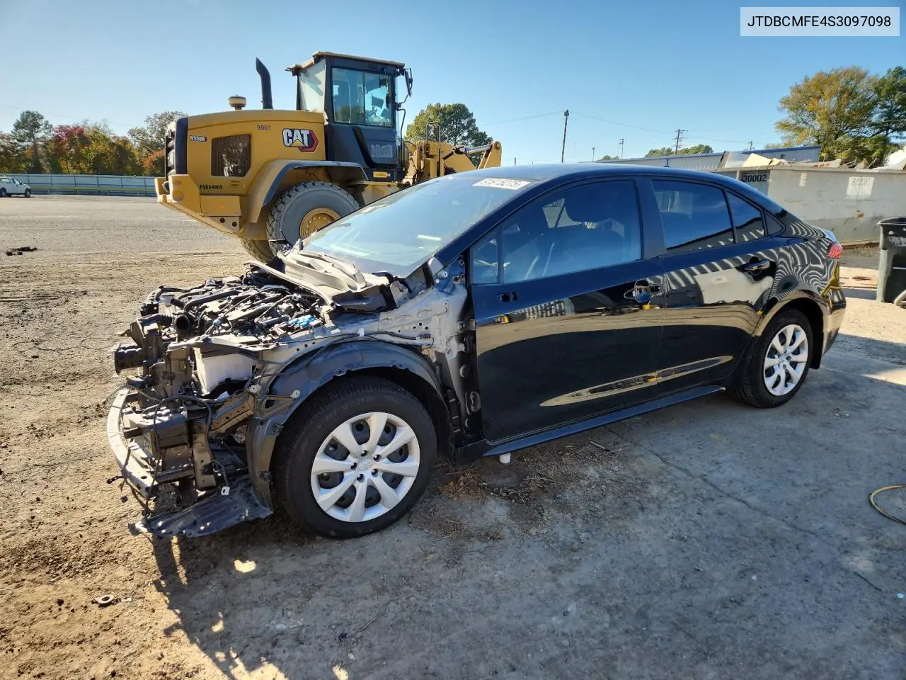 JTDBCMFE4S3097098 2025 Toyota Corolla Le