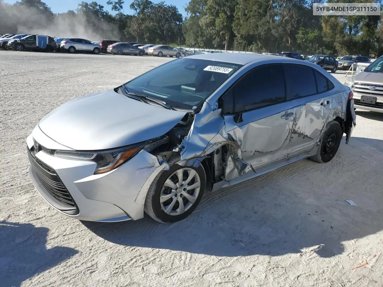5YFB4MDE1SP311150 2025 Toyota Corolla Le
