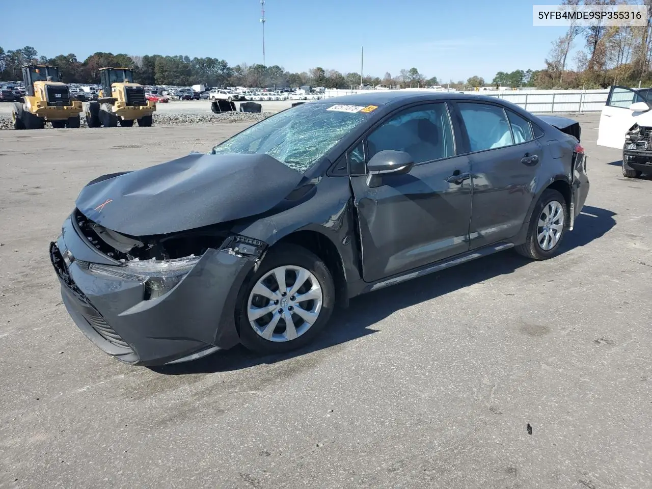 5YFB4MDE9SP355316 2025 Toyota Corolla Le