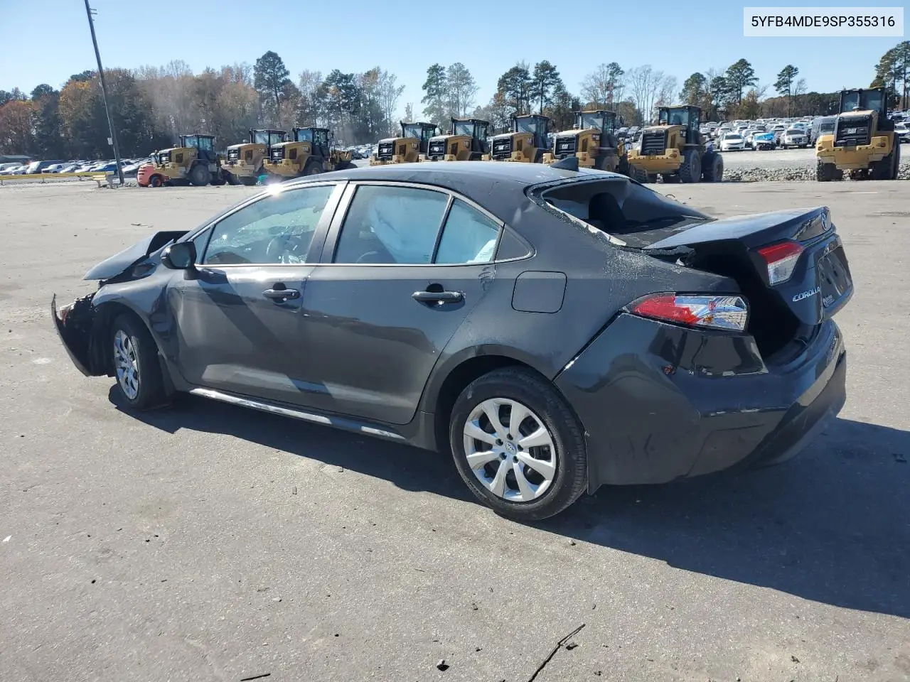5YFB4MDE9SP355316 2025 Toyota Corolla Le